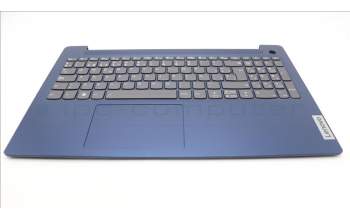 Lenovo 5CB1L45586 C-Abdeckung mit Tastatur, Spanisch, tiefblau, Hintergrundbeleuchtung, Fingerabdruckleser