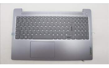 Lenovo 5CB1L45719 C-Abdeckung mit Tastatur, Französisch, arktisgrau, Hintergrundbeleuchtung