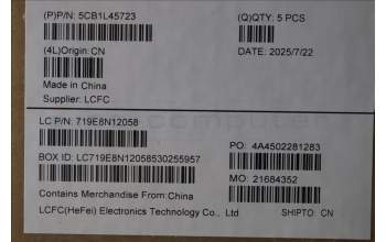 Lenovo 5CB1L45723 Upper Case ASM_GRE L82X7 AG BL