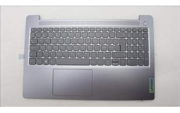 Lenovo 5CB1L45732 C-Abdeckung mit Tastatur, Skandinavien, arktisgrau, Hintergrundbeleuchtung