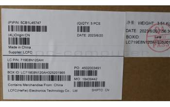 Lenovo 5CB1L45747 C-Abdeckung mit Tastatur, Spanisch, arktisgrau, Ohne_Hintergrundbeleuchtung