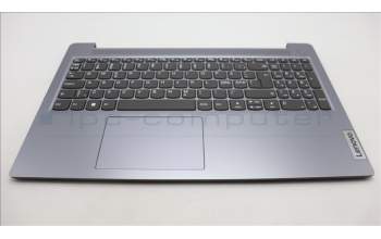 Lenovo 5CB1L45763 C-Abdeckung mit Tastatur, Skandinavien, arktisgrau, Ohne_Hintergrundbeleuchtung