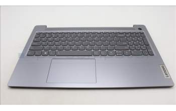 Lenovo 5CB1L45877 C-Abdeckung mit Tastatur, Englisch (US, Euro), arktisgrau, Hintergrundbeleuchtung, Fingerabdruckleser