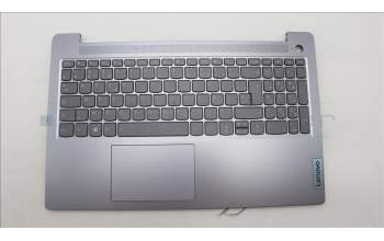 Lenovo 5CB1L45878 C-Abdeckung mit Tastatur, Französisch, arktisgrau, Hintergrundbeleuchtung, Fingerabdruckleser