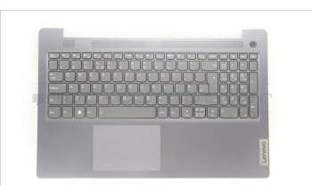 Lenovo 5CB1L45900 C-Abdeckung mit Tastatur, Englisch (GB), Arktisgrau, Hintergrundbeleuchtung, Fingerabdruck