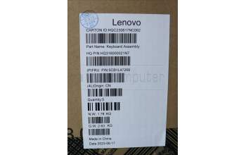 Lenovo 5CB1L47269 C-Abdeckung mit Tastatur, Portugiesisch, sturmgrau, Fingerabdruckleser