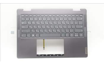 Lenovo 5CB1L48255 C-Abdeckung mit Tastatur, Hebräisch, sturmgrau, Ohne_Fingerabdruckscanner