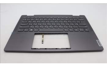 Lenovo 5CB1L48315 C-Cover with keyboard, Ukraine, Storm Grey, Non-Fingerprint, US