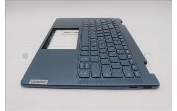 Lenovo 5CB1L48324 C-Abdeckung mit Tastatur, Hebräisch, Aquamarinblau, Ohne_Fingerabdruckscanner