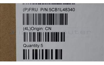 Lenovo 5CB1L48340 C-Abdeckung mit Tastatur, Tschechisch/Slowakisch, ohne Fingerabdruck, GB