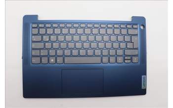 Lenovo 5CB1L48358 C-Abdeckung mit Tastatur, Deutsch, tiefblau, Hintergrundbeleuchtung, Fingerabdruck