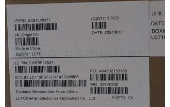 Lenovo 5CB1L48377 C-Abdeckung mit Tastatur, Englisch (GB), tiefblau, Hintergrundbeleuchtung, Fingerabdruck