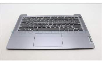 Lenovo 5CB1L49256 C-Abdeckung mit Tastatur, Arabisch, arktisgrau, Ohne Hintergrundbeleuchtung, Fingerabdruck, US