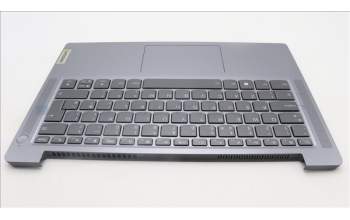 Lenovo 5CB1L49428 C-Abdeckung mit Tastatur, Englisch (GB), arktisgrau, Hintergrundbeleuchtung, Ohne_Fingerabdruckscanner