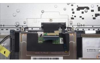 Lenovo 5CB1L49428 C-Abdeckung mit Tastatur, Englisch (GB), arktisgrau, Hintergrundbeleuchtung, Ohne_Fingerabdruckscanner