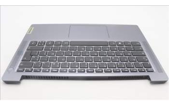 Lenovo 5CB1L49443 C-Abdeckung mit Tastatur, Französisch, arktisgrau, Ohne_Hintergrundbeleuchtung, Ohne_Fingerabdruckscanner
