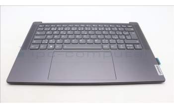 Lenovo 5CB1L49529 C-Abdeckung mit Tastatur, Tschechisch/Slowakisch, sturmgrau, GB