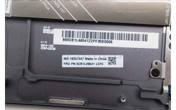 Lenovo 5CB1L49541 C-Abdeckung mit Tastatur, Italienisch, Sturmgrau