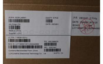 Lenovo 5CB1L49541 C-Abdeckung mit Tastatur, Italienisch, Sturmgrau