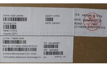 Lenovo 5CB1L49765 C-Abdeckung mit Tastatur, Portugiesisch