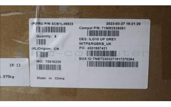 Lenovo 5CB1L49823 COVER Upper Case ASM_UKE C 82XV RGB