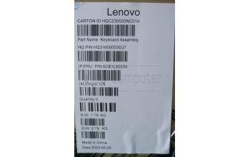 Lenovo 5CB1L50250 COVER Upper Case ASM_EURO_ENG H83AUSGNPS