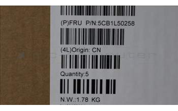 Lenovo 5CB1L50258 COVER Upper Case ASM_GER H 83AU STGY NPS