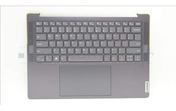 Lenovo 5CB1L50300 C-Abdeckung mit Tastatur, USA – Englisch, Schiefergrau
