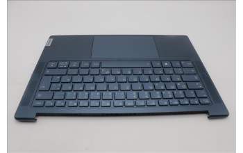 Lenovo 5CB1L50322 C-Abdeckung mit Tastatur, Deutsch, Aquamarinblau, Ohne Puresight-Logo