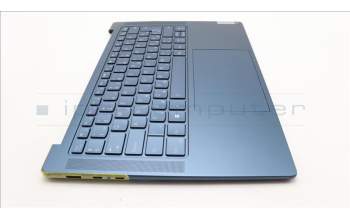 Lenovo 5CB1L50330 C-Abdeckung mit Tastatur, Ungarisch, Aquamarinblau, Ohne Puresight-Logo