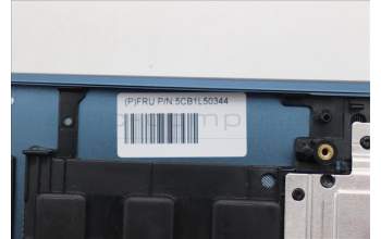 Lenovo 5CB1L50344 C-Abdeckung mit Tastatur, Portugiesisch, Aquamarinblau, Ohne Puresight-Logo