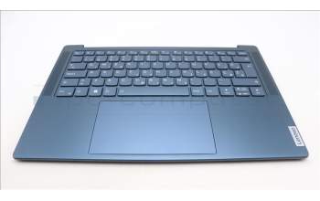 Lenovo 5CB1L50349 C-Abdeckung mit Tastatur, Slowenisch, Aquamarinblau, Puresight-Logo