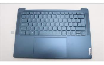 Lenovo 5CB1L50360 C-Abdeckung mit Tastatur, Englisch (GB), Aquamarinblau, Ohne Puresight-Logo