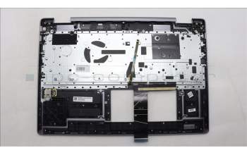 Lenovo 5CB1L50384 C-Abdeckung mit Tastatur, Portugiesisch, arktisgrau, Fingerabdruckleser