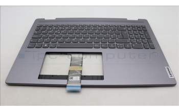 Lenovo 5CB1L50384 C-Abdeckung mit Tastatur, Portugiesisch, arktisgrau, Fingerabdruckleser