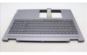 Lenovo 5CB1L50384 C-Abdeckung mit Tastatur, Portugiesisch, arktisgrau, Fingerabdruckleser