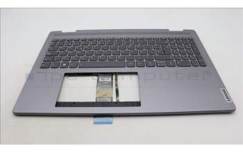Lenovo 5CB1L50387 C-Abdeckung mit Tastatur, Spanisch, arktisgrau, Fingerabdruck