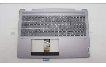 Lenovo 5CB1L50388 C-Abdeckung mit Tastatur, Schweiz, arktisgrau, Fingerabdruckleser