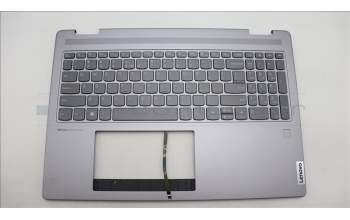 Lenovo 5CB1L50393 C-Abdeckung mit Tastatur, Englisch (US, Euro), arktisgrau, Fingerabdruckleser