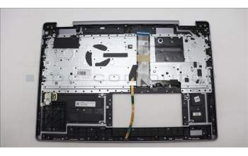 Lenovo 5CB1L50393 C-Abdeckung mit Tastatur, Englisch (US, Euro), arktisgrau, Fingerabdruckleser