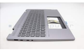 Lenovo 5CB1L50419 C-Abdeckung mit Tastatur, Spanisch, Arktisgrau, Ohne_Fingerabdruckscanner