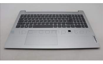 Lenovo 5CB1L50459 C-Cover with keyboard, French, Cloud Grey, Backlight, FingerPrint, US