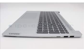 Lenovo 5CB1L50473 C-Cover with keyboard, Greek, Cloud Grey, Backlight, Non-Fingerprint, US