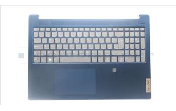 Lenovo 5CB1L50515 C-Abdeckung mit Tastatur, Englisch (GB), tiefblau, Hintergrundbeleuchtung, Fingerabdruckleser
