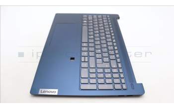 Lenovo 5CB1L50527 C-Abdeckung mit Tastatur, Belgisch, tiefblau, Hintergrundbeleuchtung, Fingerabdruck, GB