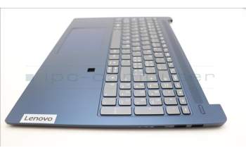 Lenovo 5CB1L50530 C-Abdeckung mit Tastatur, Schweiz, tiefblau, Hintergrundbeleuchtung, Fingerabdruckleser