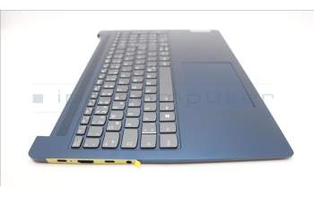 Lenovo 5CB1L50556 C-Abdeckung mit Tastatur, Deutsch, Tiefblau, Hintergrundbeleuchtung, Ohne_Fingerabdruckscanner