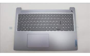 Lenovo 5CB1L50982 C-Abdeckung mit Tastatur, Belgisch, arktisgrau, Hintergrundbeleuchtung, Fingerabdruck, GB