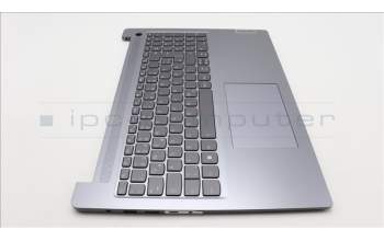 Lenovo 5CB1L50991 C-Abdeckung mit Tastatur, Deutsch, arktisgrau, Hintergrundbeleuchtung, Fingerabdruckleser