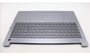 Lenovo 5CB1L51001 C-Abdeckung mit Tastatur, Skandinavien, Arktisgrau, Hintergrundbeleuchtung, Fingerabdruck